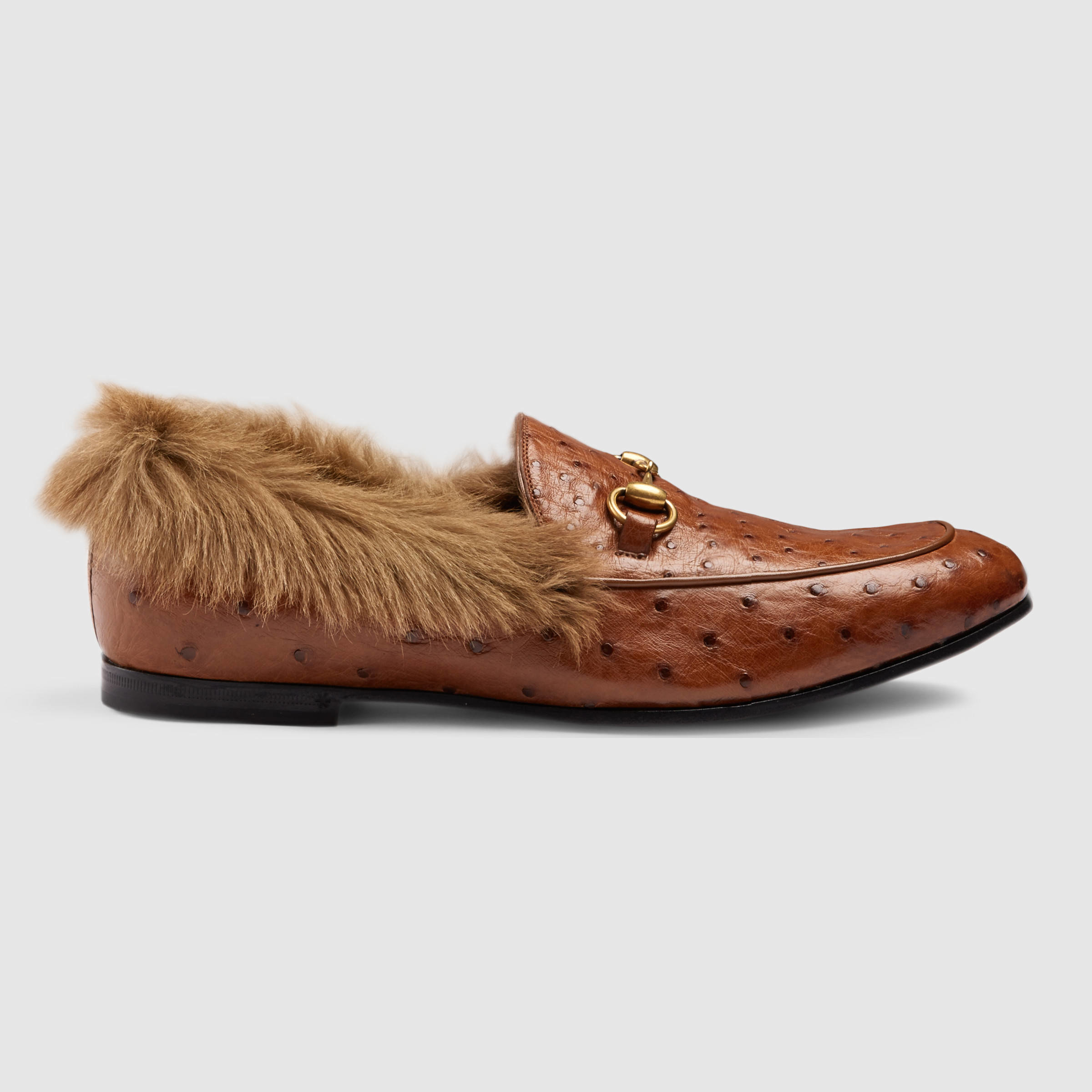 gucci brown jordaan loafer